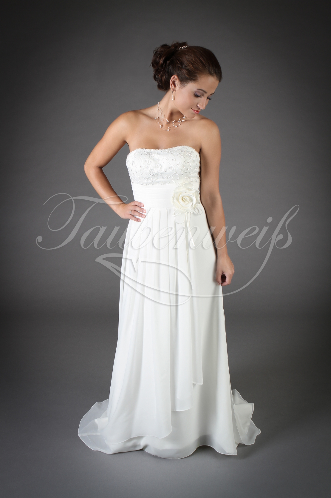 Tw Belinda Gorgeous Wedding Dress In Empire Style For Pregnant Women